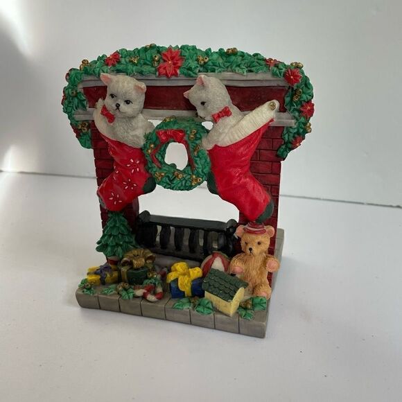 Christmas tea light holder| Fireplace tea light holder - Picture 3 of 10